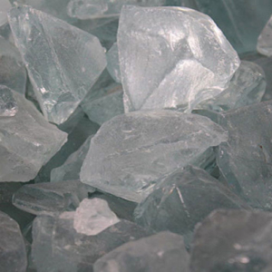 Sodio silicato cristalli trasparente